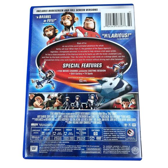 Space Chimps Widescreen/Full Screen DVD 20th Century Fox 2008 - Picture 2 of 7